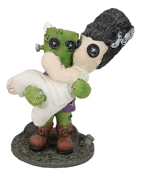 Ebros Pinheadz Monster With Voodoo Stitches Figurine 425h Frankenste