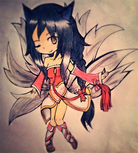 Chibi Ahri By Topazmiuki On Deviantart