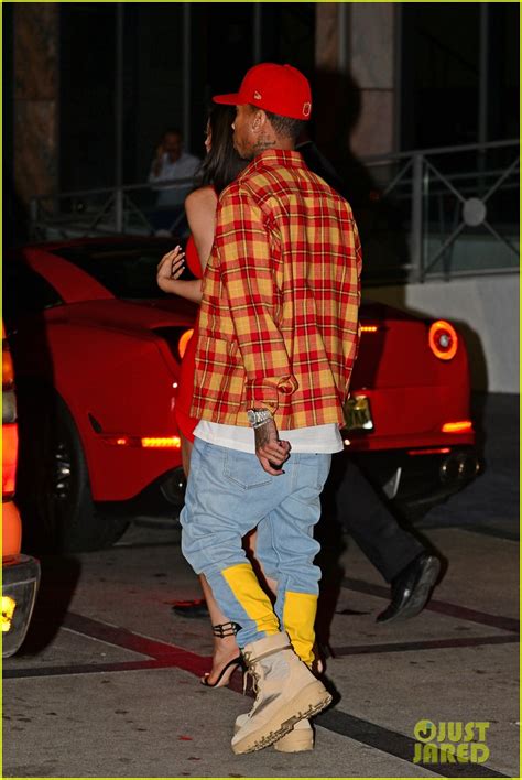 Kylie Jenner Wears Skin Tight Red Dress For Miami Date Night With Tyga Photo 3819515 Kylie