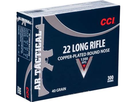 Cci 956 22 Long Rifle Copper Plated Round Nose 40 Gr 300rd Box