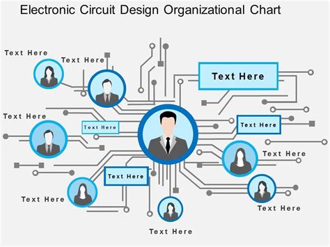 Electronic Circuit Design Organizational Chart Flat