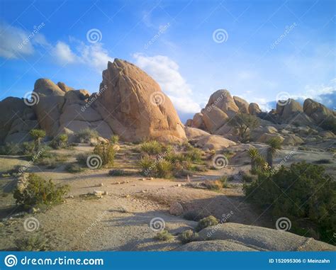 Rock Formation In Joshua Tree National Park Stock Photo Image Of