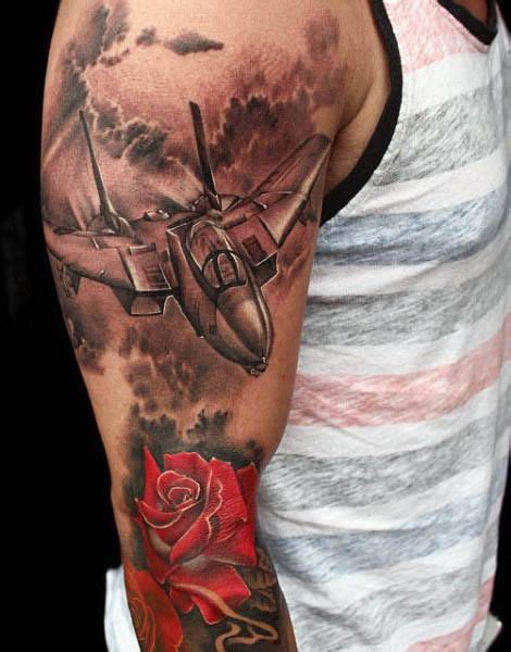 50 Airplane Tattoos For Men Aviation And Flight Ideas Airplane