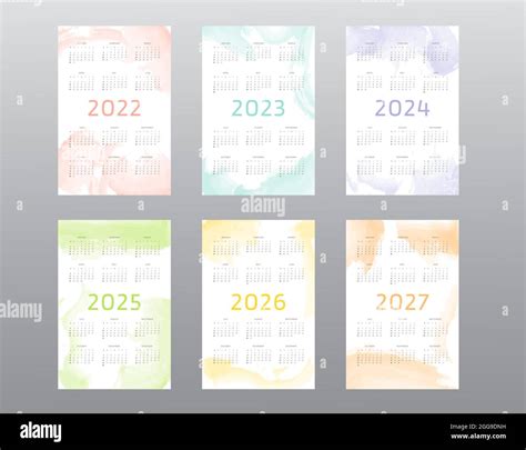 Calendario 2022 2023 Imágenes Vectoriales De Stock Alamy