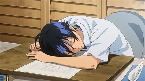 Anime Boy Laying Down