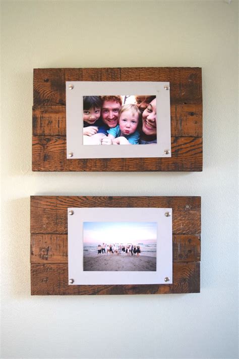 Natural edge picture frame cherry wood bark edge picture frame | etsy. DIY Rustic Scrap Wood Picture Frames Spotlight Favorite Photos