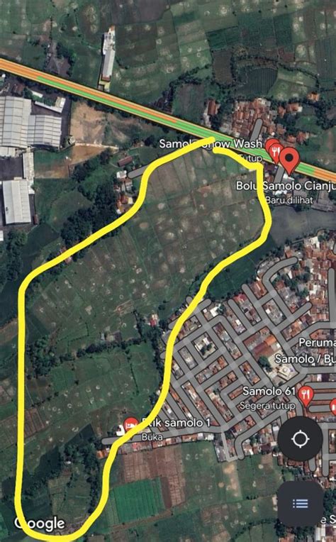 C Dijual Tanah Sawah Hektar Pinggir Jalan Di Samolo