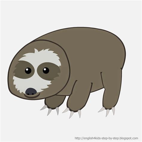 Sloth Free Clip Art For Teachers Wild Animals Wikiclipart