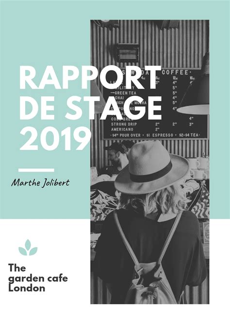 Rapport De Stage Page De Garde Design Joy Studio Design Gallery The