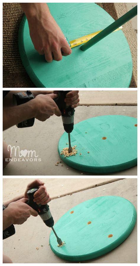 First, apply masking tape and stretch film that you can find in the moving/storage aisle at a diy store to create a. DIY Ring Toss Game - Mom Endeavors