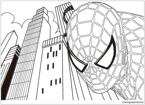 Spiderman 35 Coloring Page Free Printable Coloring Pages