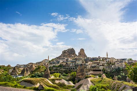 Ancient Castle In Cappadocia Stock Photo Image Of