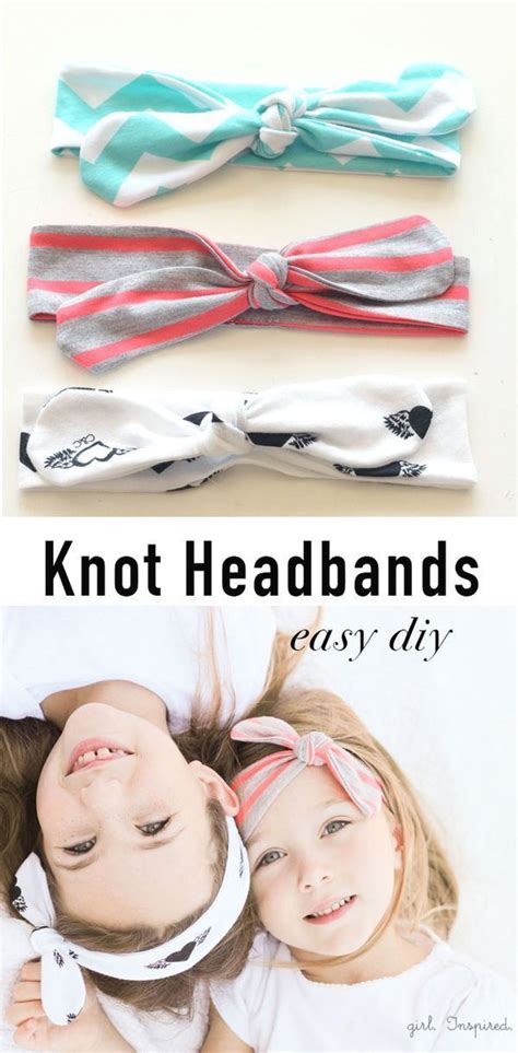Knot Headbands Diy Knotted Headband Diy Diy Headband Diy For Girls