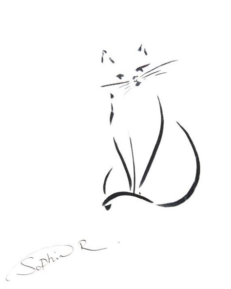 Pin By Олександр Лучко On Minimalist Drawing Cat Silhouette Tattoos