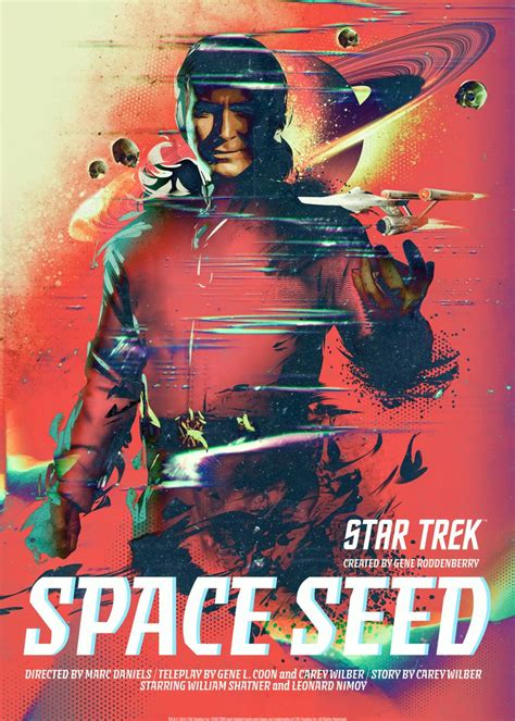 Space Seed Poster Picture Metal Print Paint By Star Trek Displate