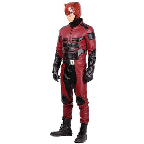 Daredevil Outfits Black Pu Costume For Daredevil Cosplay Best By Xcoser