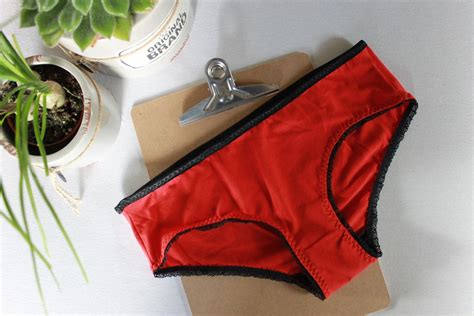 Modern Bohemian Panties Red Hot Hipster Mix And Match Etsy