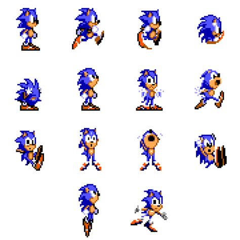 Classic Sonic Sprites Sonic The Hedgehog 2 Bannerlasopa 51920 Hot Sex