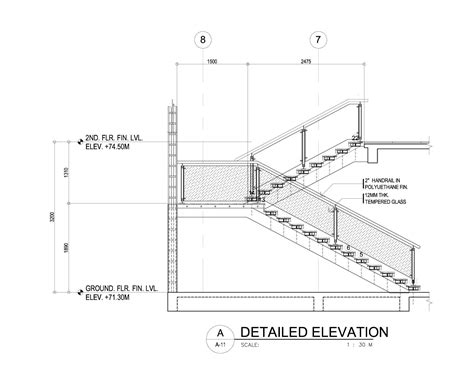 A Modern Cantilever Staircase In Steel And Wood Concrete Stairs