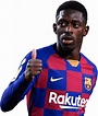 Ousmane Dembélé Barcelona football render - FootyRenders