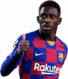Ousmane Dembélé Barcelona football render - FootyRenders