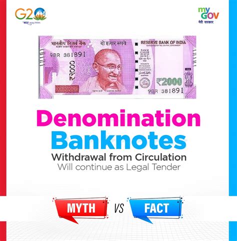 Mygovindia On Twitter With The Denomination Bank Notes Set To