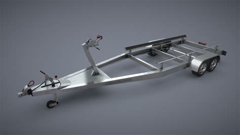 Boat Trailer Buy Royalty Free 3d Model By Elvair Lima Elvair