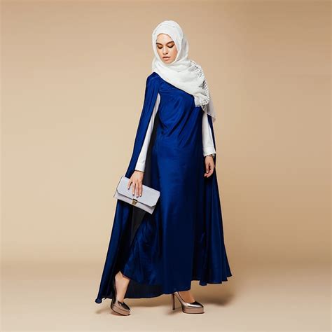 2017 new arrival islamic blue cloak abayas muslim long dress for women malaysia dubai turkish