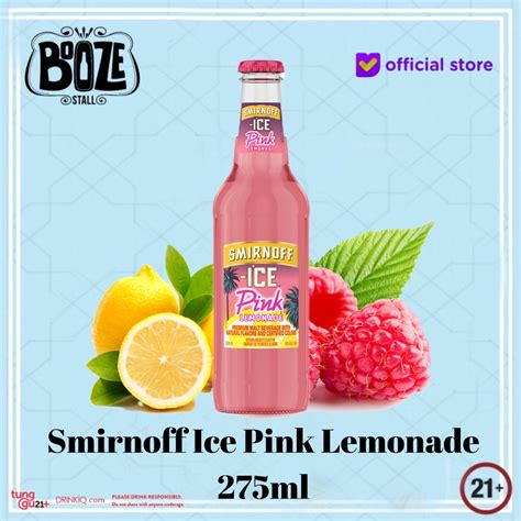 Jual Smirnoff Ice Pink Lemonade 275ml Shopee Indonesia