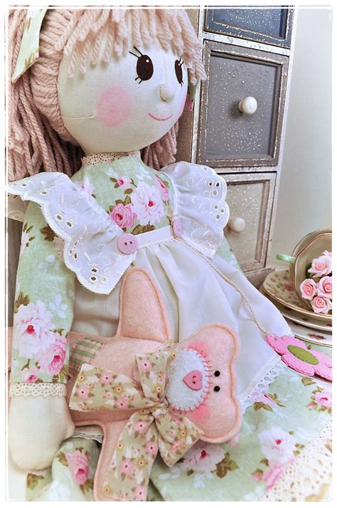 Holly Rag Doll Sewing Pattern Mailed Posted Version Etsy