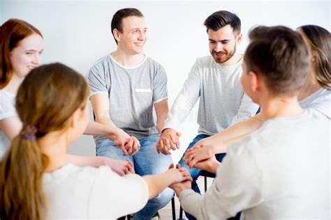 Group Therapy In Session Stock Image Image Of Caucasian 92391723