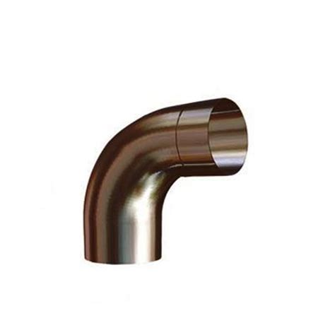 Lindab Round Downpipe 85dg Pipe Bend 100mm Painted Brown | Drainage ...
