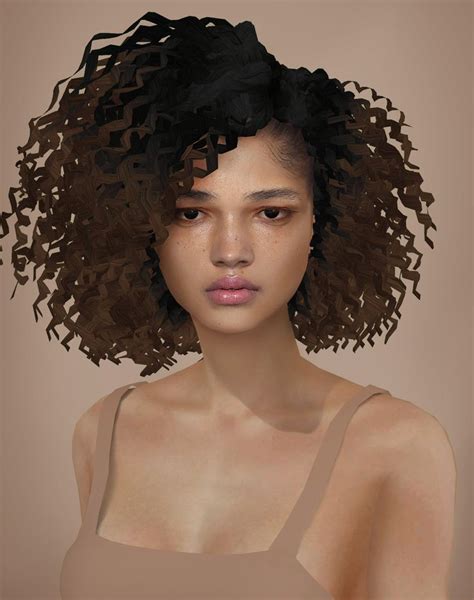 Lana Cc Finds Sims 4 Afro Hair Sims 4 Curly Hair Afro Hair Sims 4 Cc