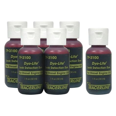 Tracer Products® Tp3100 Dye Lite™ Diesel Engine Oil Leak Detection Dye