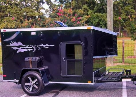 Sell 2013 Toy Hauler Cargo Camper Teardrop Style Trailer In