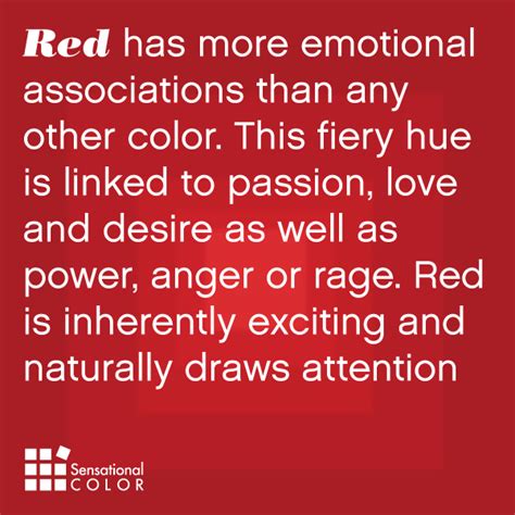 Meaning Of The Color Red Sensational Color