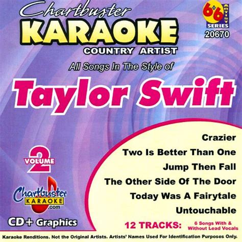 best buy chartbuster karaoke taylor swift vol 2 [cd]