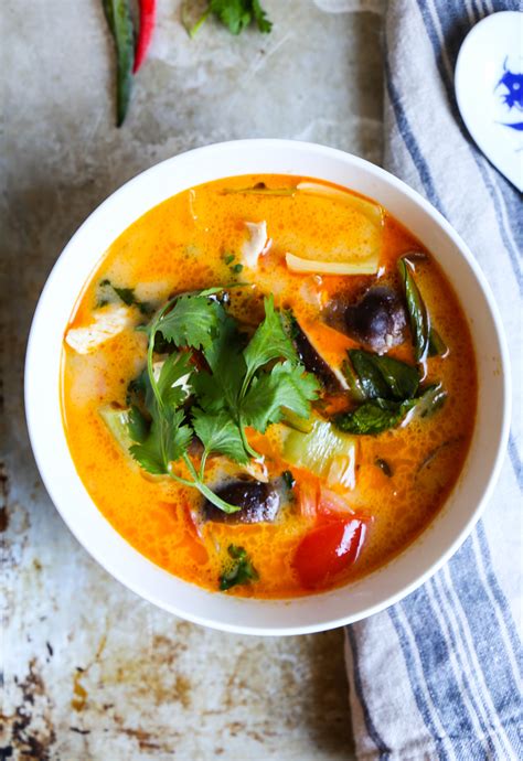 The earlier version of soup curries. Thai Red Curry Chicken Zoodle Soup - The Defined Dish