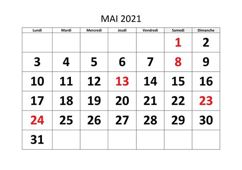 Calendrier Mai 2021 Modèles Imprimables Pdfwordexcel The Imprimer