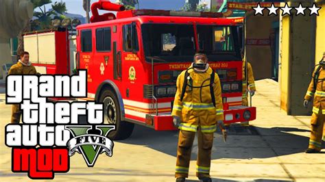 Jouer Les Pompiers A Los Santos Gta 5 Fireman Mod Mission And Jobs