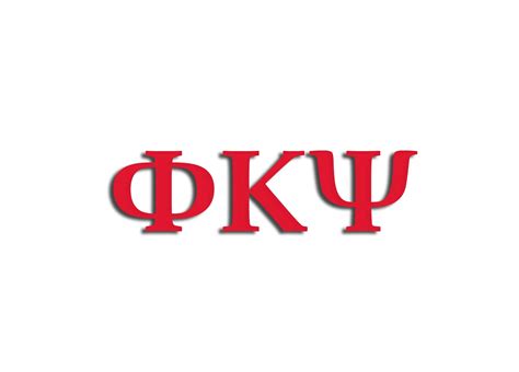 Officially Licensed Phi Kappa Psi 8 X 3 Window Decal Red