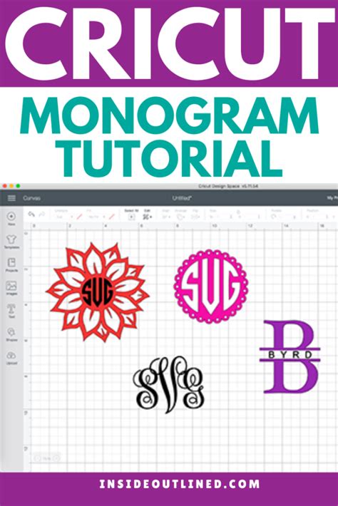 How To Create A Monogram In Cricut Design Space Iucn Water