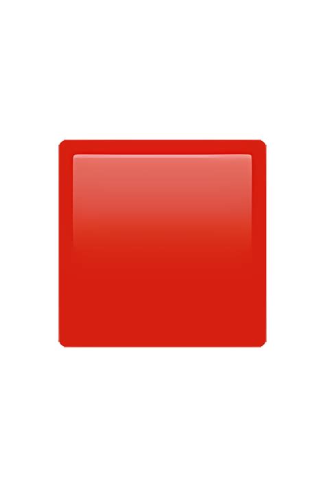 🟥 Red Square Emoji Emoji Apple Emojis Red