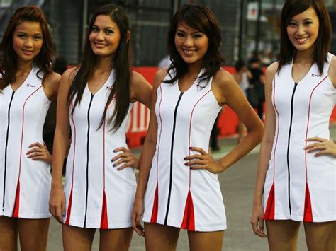 Singapore Grand Prix Racing Girl Grid Girls F1 Grid Girls