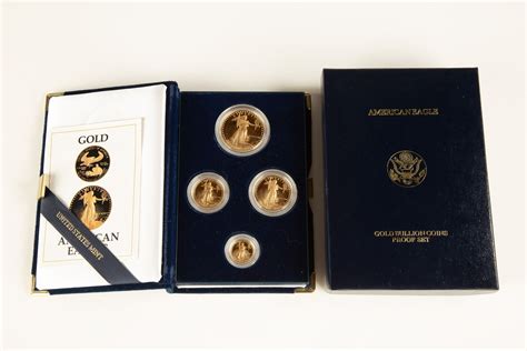 Us American Eagle Gold Bullion Coins Proof Set Cottone Auctions