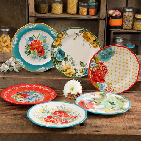 The Pioneer Woman Collected 6 Piece Salad Plate Set