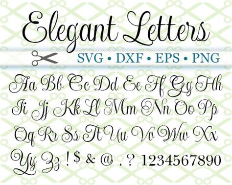 Elegant Script Svg Font Handwriting Fonts Improve Handwriting