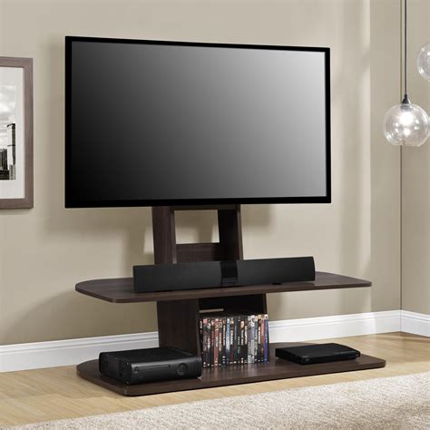 Galaxy Tv Stand With Mount For Tvs Up To 65 Black Walmart Canada