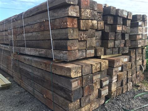 Reclaimed Railway Sleepers Bristol Decking Delivery