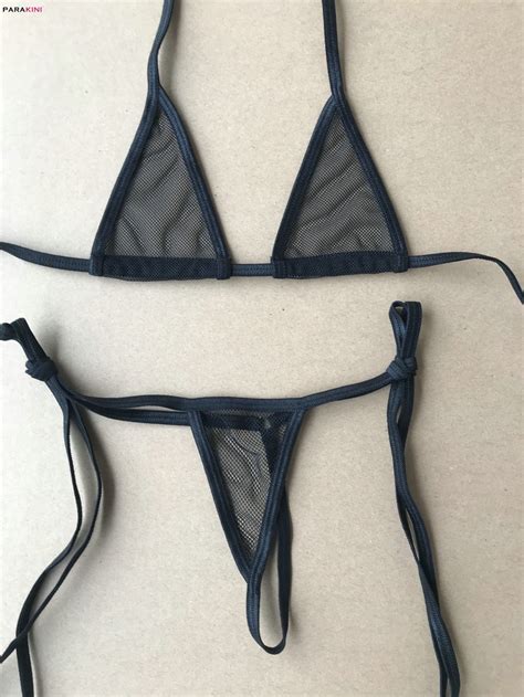 Discount Parakini Transparent Mini Micro Bikini Set Women New Swimwear Bandage Bathing